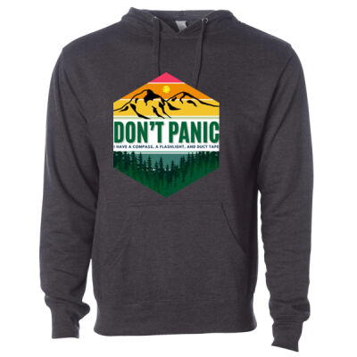 Don't Panic - Midweight Hooded Sweatshirt Thumbnail