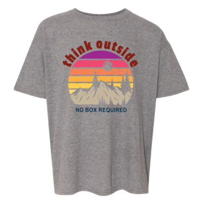 Think Outside - Youth Softstyle® T-Shirt Thumbnail