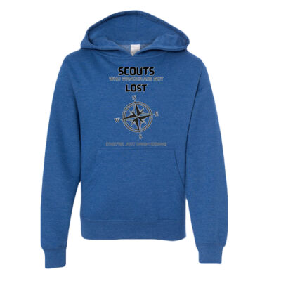 Scout Who Wander - Youth Midweight Hooded Sweatshirt Thumbnail