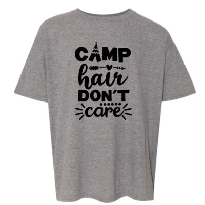 Camp Hair Don't Care - Youth Softstyle® T-Shirt Thumbnail